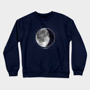 Waning Crescent - Moon Phrases Crewneck Sweatshirt